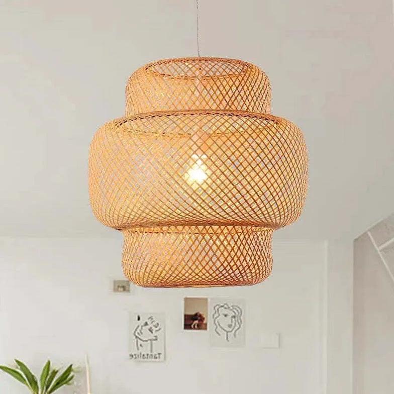 Bamboo Nordic Bedroom Pendant Light - Clowas
