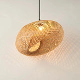 Bamboo Woven Rattan Dining Decorative Pendant Light - Clowas