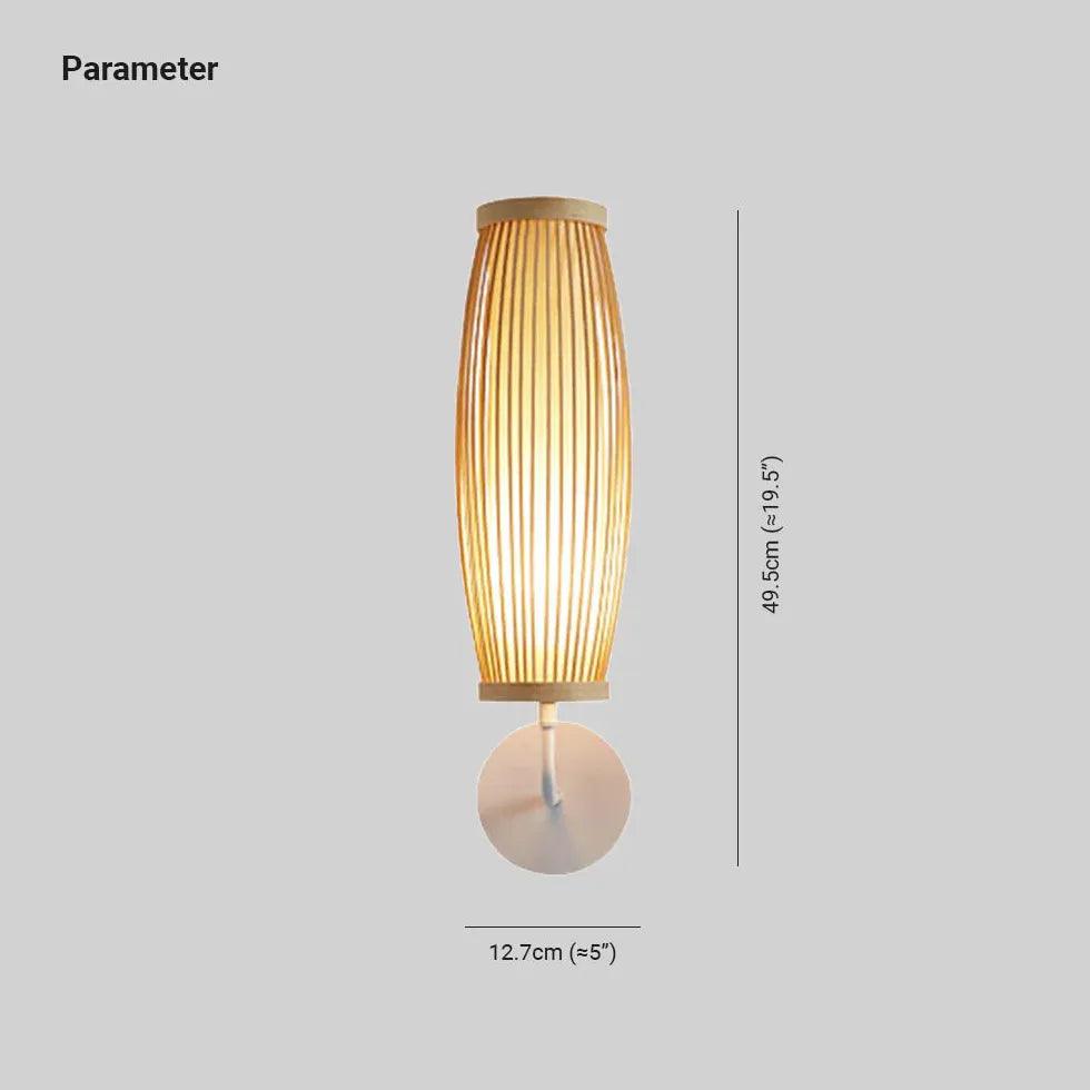 Bamboo Wall Light Led Living Room - Clowas