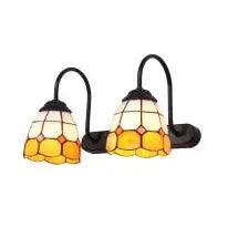 Tiffany Double Head Vintage Wall Lights - Clowas