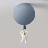 Balloon Astronaut Ceiling Light for Children, Anti Glare