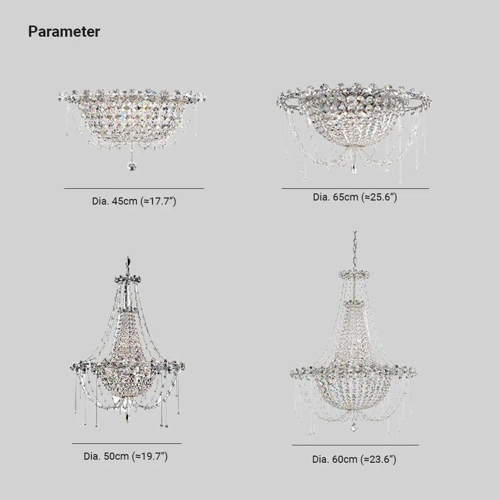 beaded crystal living room chandelier - Clowas