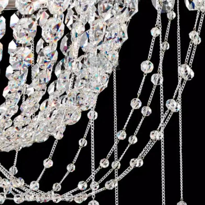 beaded crystal living room chandelier - Clowas