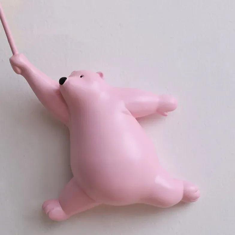 Bear Resin Children's Bedroom Wall Lights - Clowas