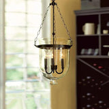 Bell Chain Glass Industrial Pendant Light - Clowas