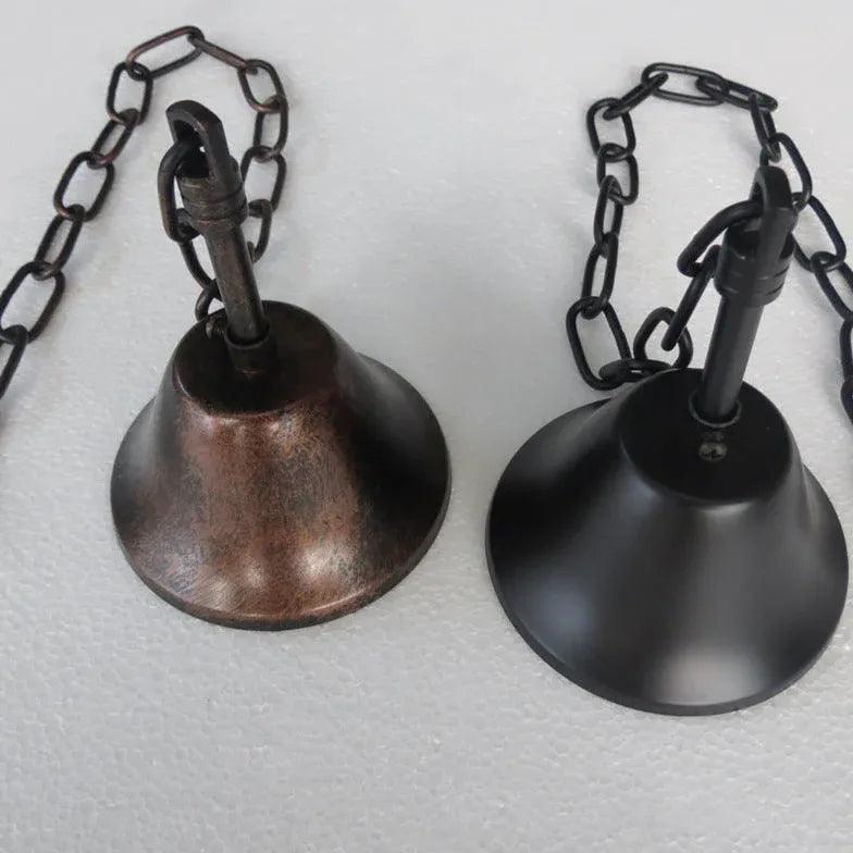 Bell Chain Glass Industrial Pendant Light - Clowas