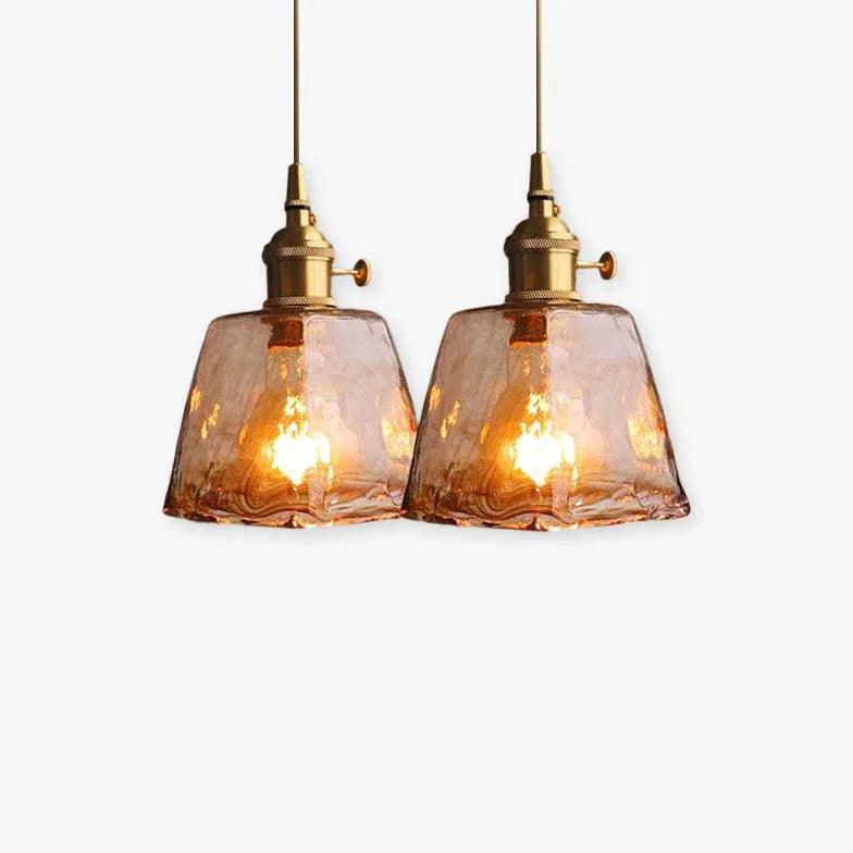 Bell Shape Glass Industrial Pendant Light - Clowas