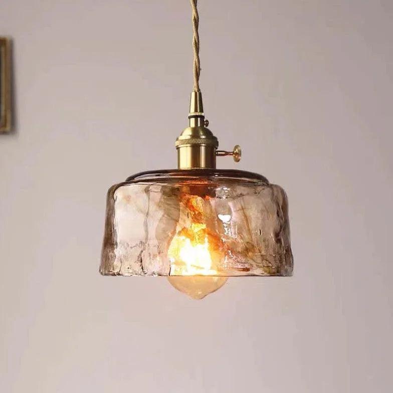 Bell Shape Glass Industrial Pendant Light - Clowas