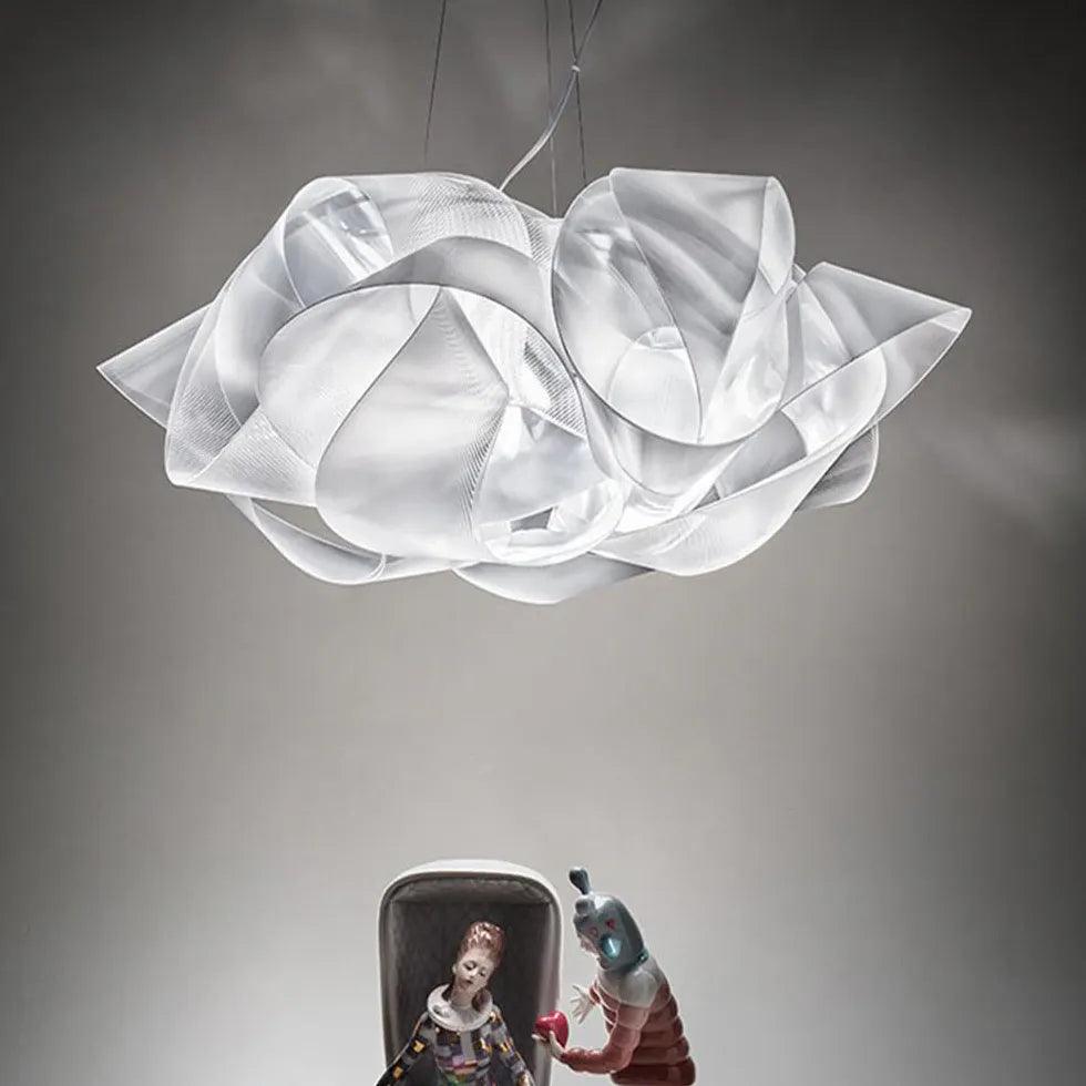 White Cloud-Shaped PVC LED Pendant Light - Clowas