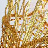 Golden Metal Vase Shape Living Room Floor Lamp - Clowas