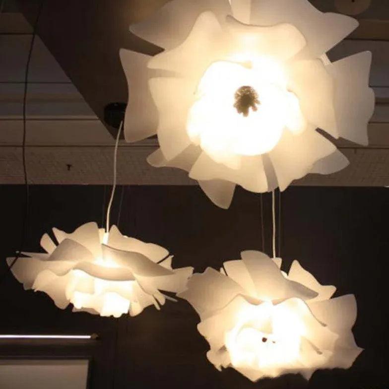 Flower-shaped White Dining Room Pendant Light - Clowas