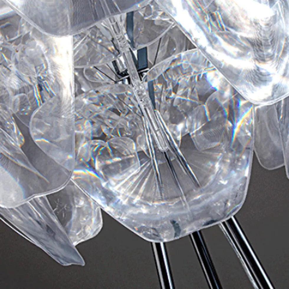 PMMA Spherical Decorative Tripod Floor Lamp - Clowas