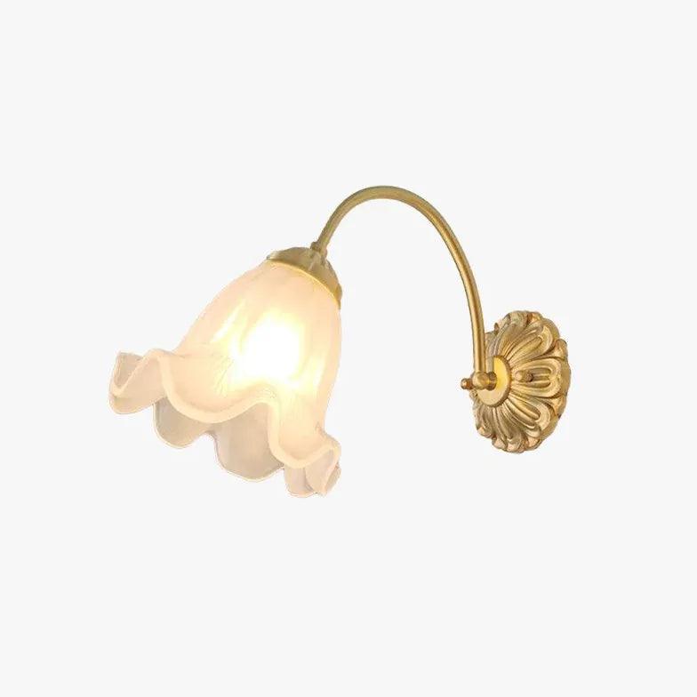 Flower Wall Light Vintage Glass - Clowas
