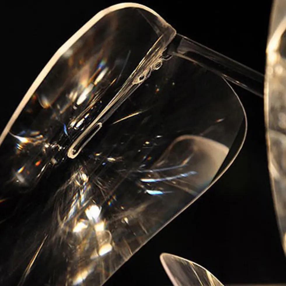 Crystal-adorned Spherical Modern White Pendant Light - Clowas