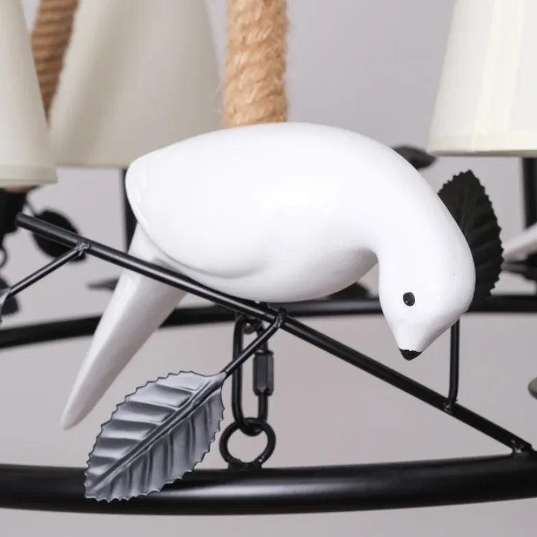 Bird's Nest Black Vintage Chandelier - Clowas