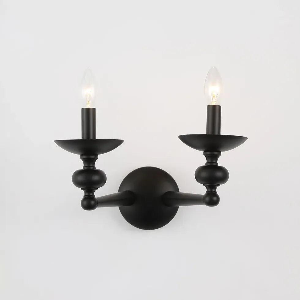 Black Candelabra Design Living Room Wall Light - Clowas