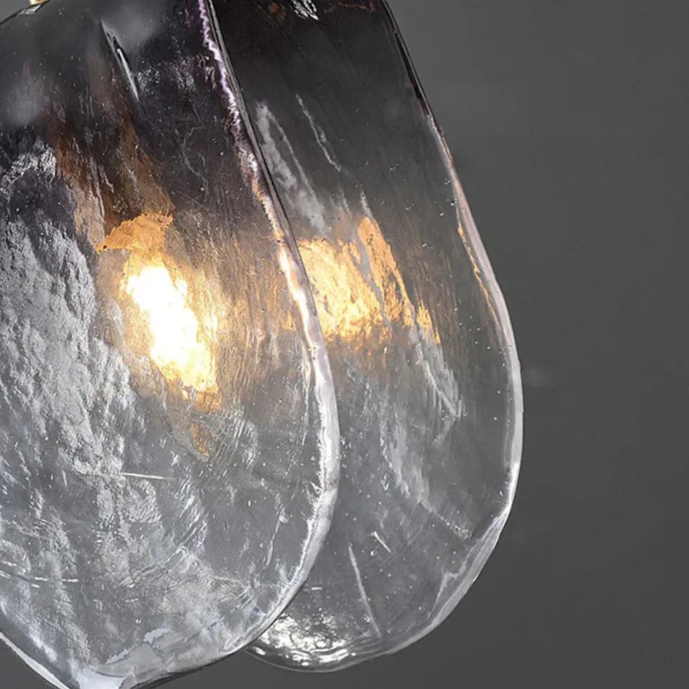 Black Gradient Glass Modern Pendant Light - Clowas