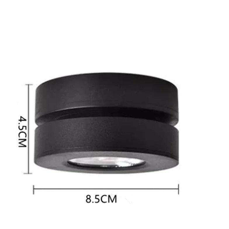 Black Inlay LED Flush Ceiling Lights - Clowas