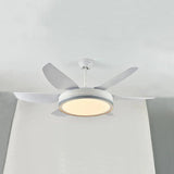 Black Metal Modern Minimalist Fan Light - Clowas