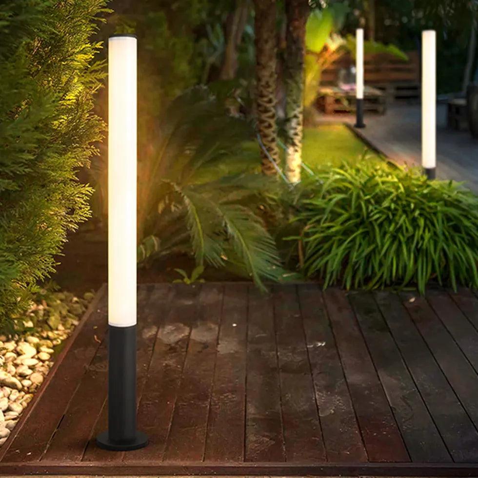 Black Modern Led Bollard Lights - Clowas