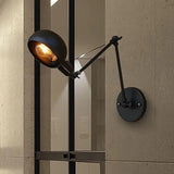 Black Robotic Arm Industrial Wall Lights - Clowas