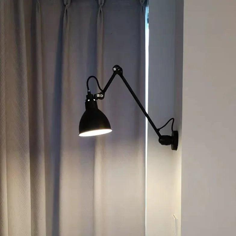 black wall light with switch - Clowas