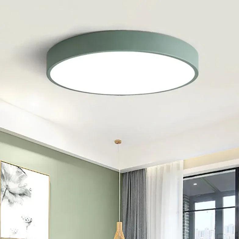 Blue Bedroom Modern Flush Ceiling Lights - Clowas