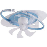 Blue Star Modern Ceiling Fan With Light - Clowas
