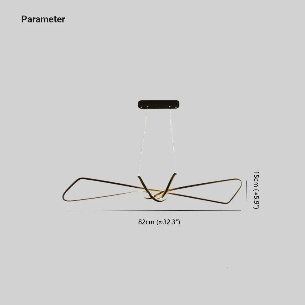 Streamlined Geometric Design LED Kitchen Pendant Light - Clowas