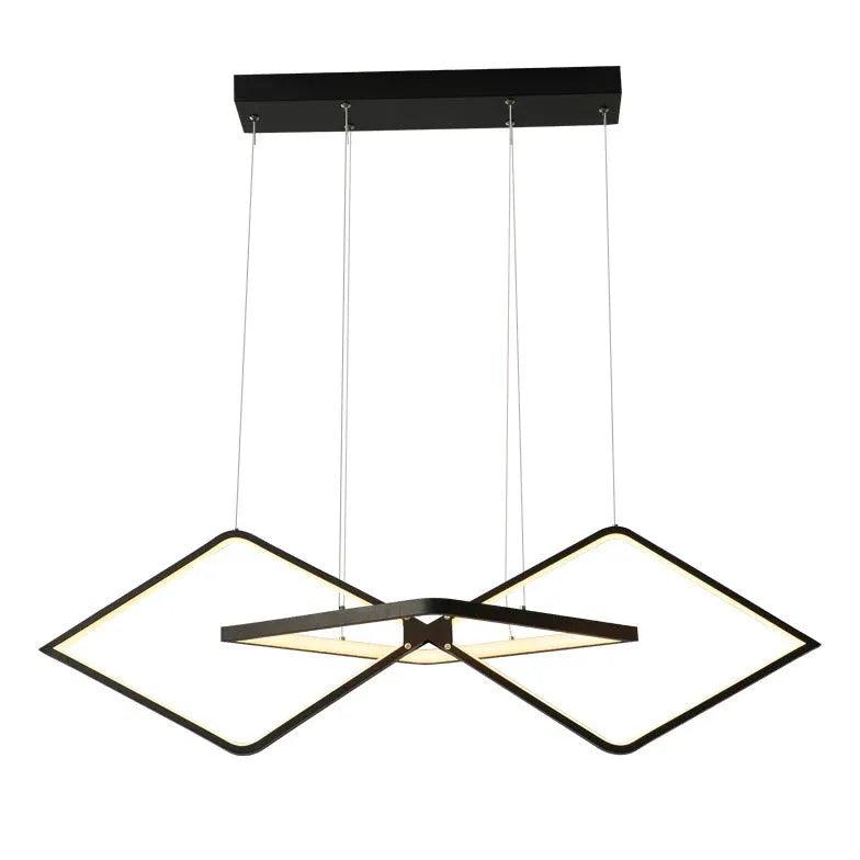 Diamond Frame Modern LED Pendant Light - Clowas
