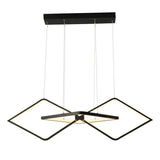 Diamond Frame Modern LED Pendant Light - Clowas