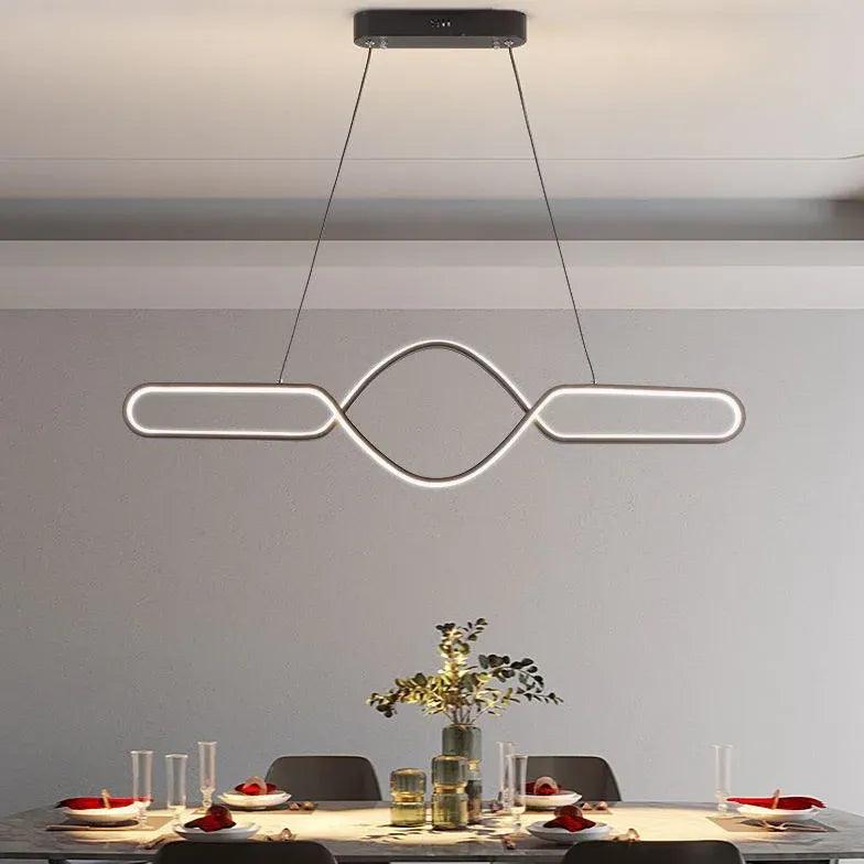 Wave-shaped Streamlined LED Pendant Light - Clowas