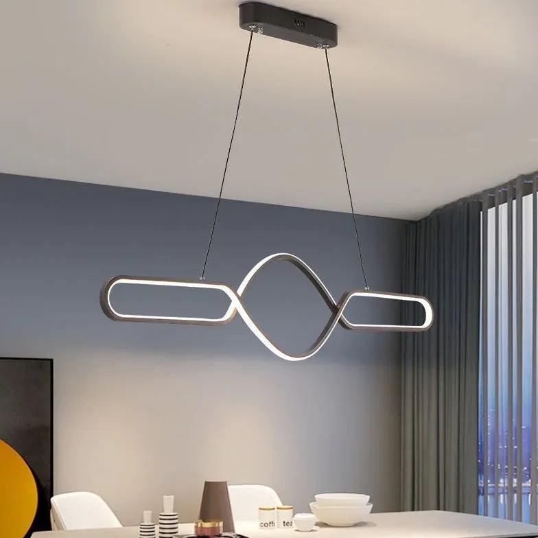 Wave-shaped Streamlined LED Pendant Light - Clowas