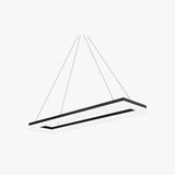 Rectangular Black LED Office Pendant Light - Clowas