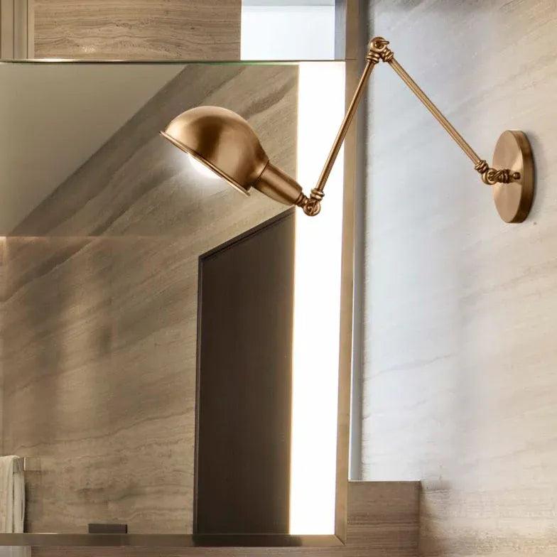 Semi Spherical Adjustable Industrial Wall Lights - Clowas