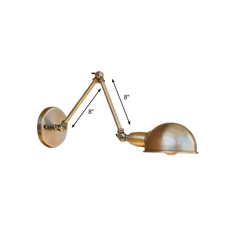 Semi Spherical Adjustable Industrial Wall Lights - Clowas