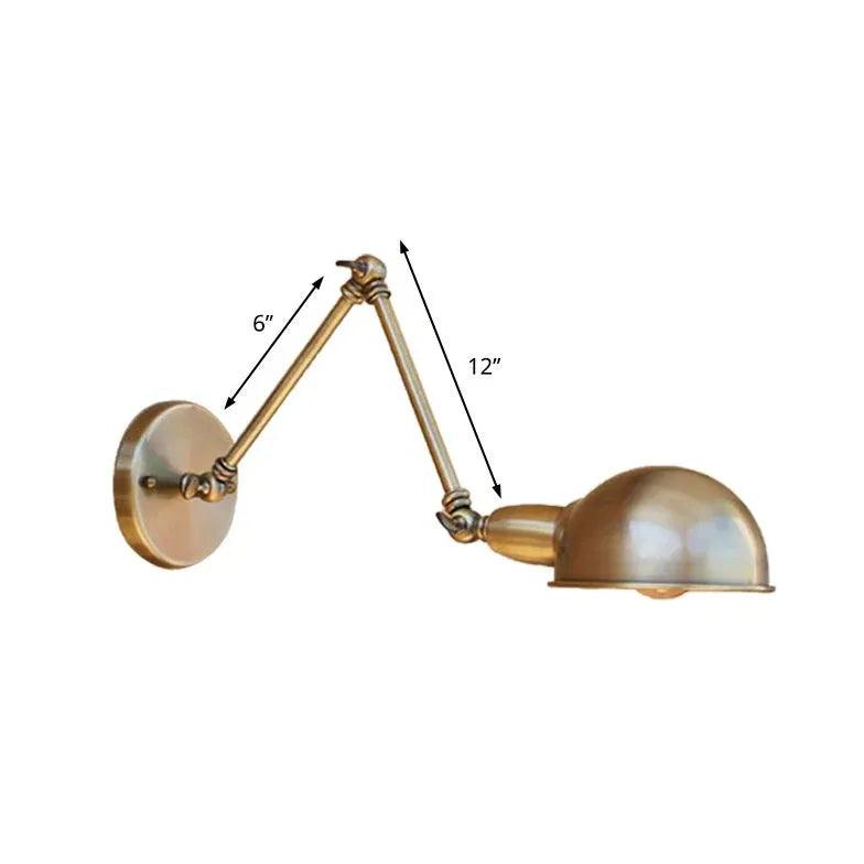 Semi Spherical Adjustable Industrial Wall Lights - Clowas
