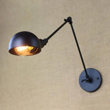 Adjustable Black Reading Wall Light - Clowas