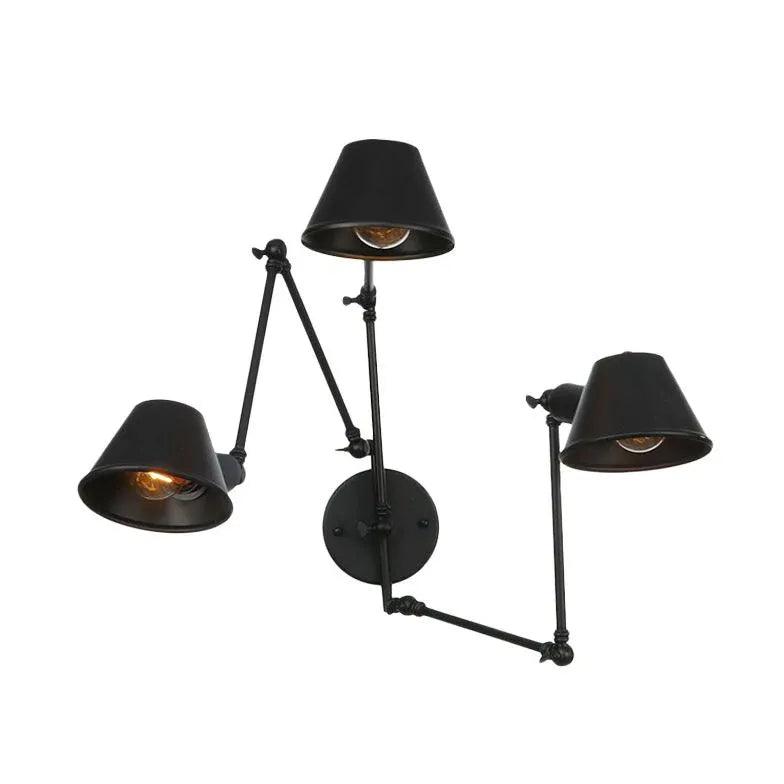 Multi Arm Adjustable Industrial Wall Lights - Clowas