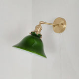 green glass wall light reading - Clowas
