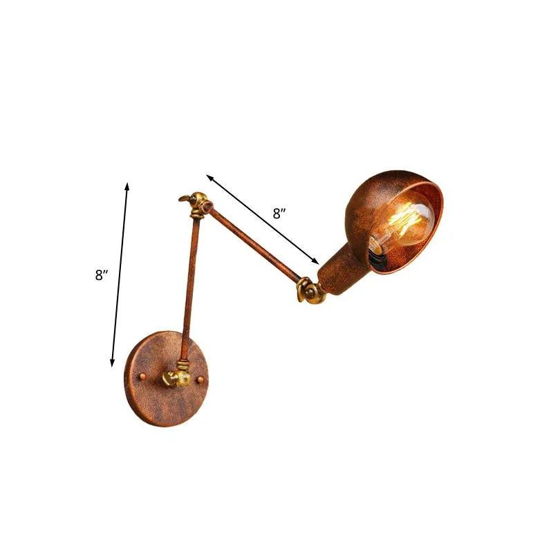 Adjustable Brass Industrial Wall Lights - Clowas