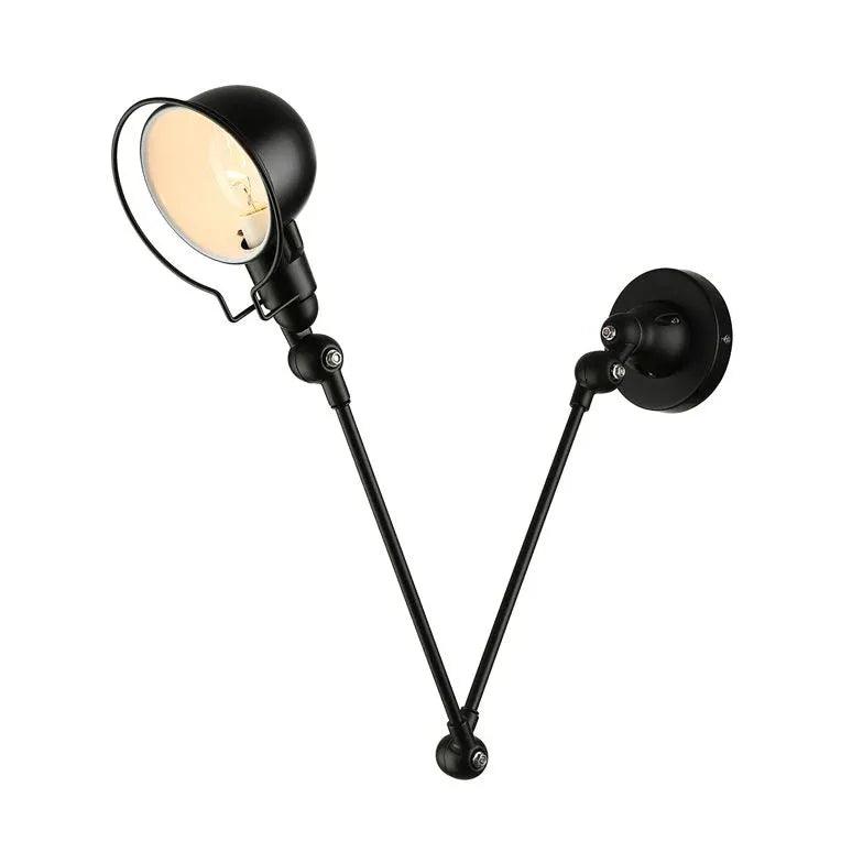 Double Section Arm reading Industrial Wall Lights - Clowas
