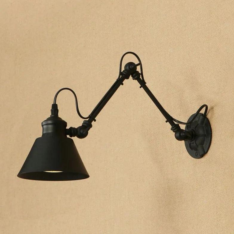 Adjustable Vintage Industrial Iron LED Wall Light