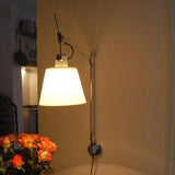 Sliver Swing Arm Plug in Wall Lights - Clowas