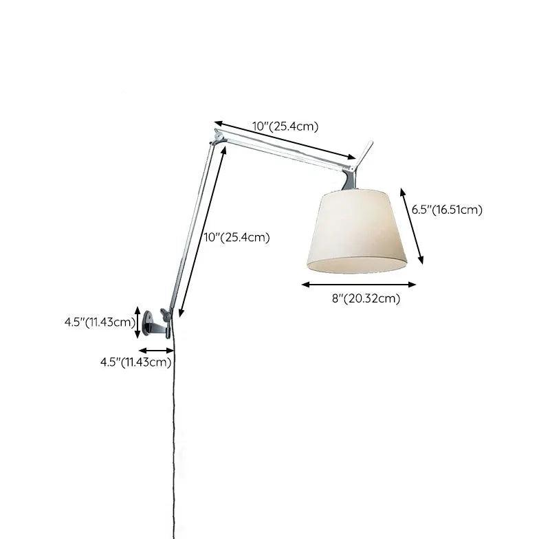 Sliver Swing Arm Plug in Wall Lights - Clowas