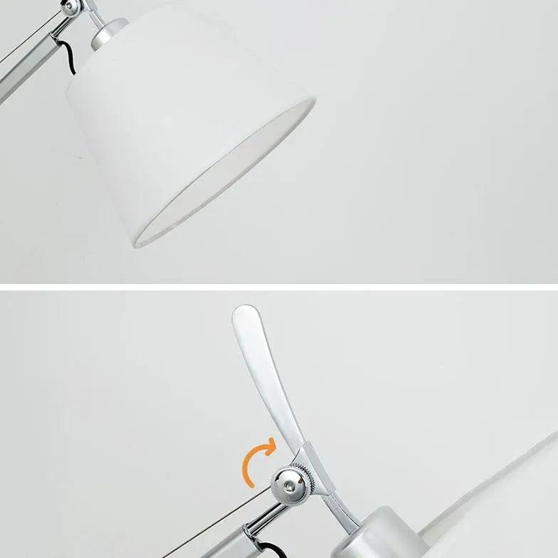 Sliver Swing Arm Plug in Wall Lights - Clowas