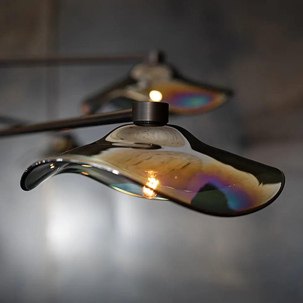 Branch-shaped Multi-light Black Modern Pendant Light - Clowas