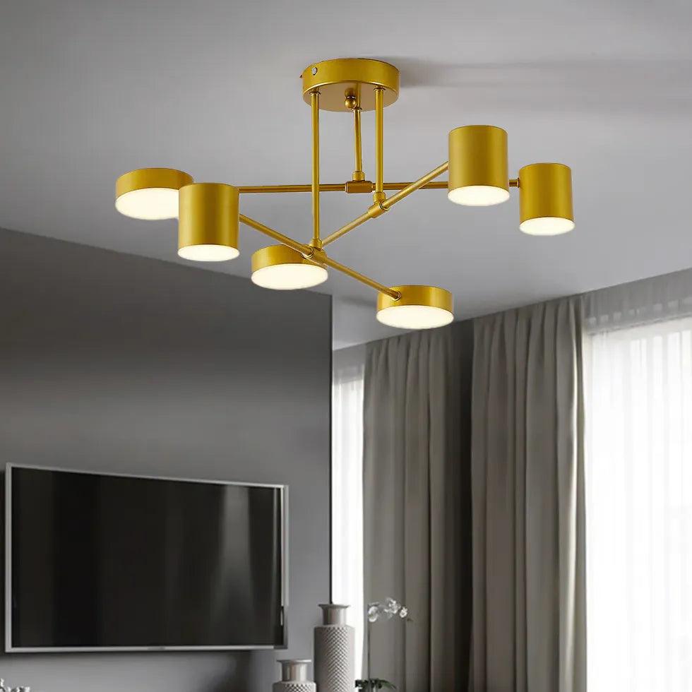 Branched Ring LED Modern Flush Ceiling Lights - Clowas