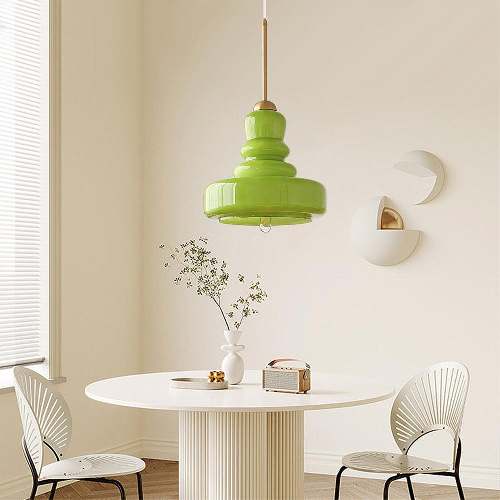 Iron Gourd Design Pendant Light for Living Room