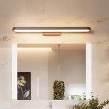 Brown Linear Led Bathroom Mirror Lights - Clowas